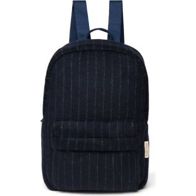 STUDIO NOOS FlanneChalkstripe Midi BACKPACK batůžek Dark Blue