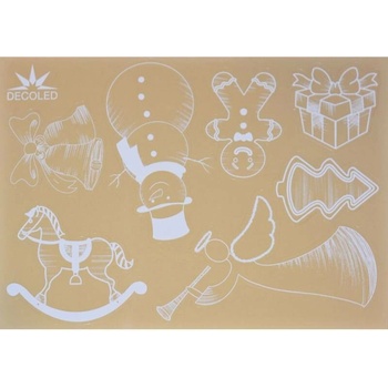 DECOLED Dekoratívny polep do okien A3 symboly