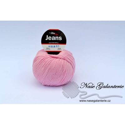 Vlna Hep Jeans světle růžová 8038