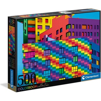 Clementoni - Puzzle ColorBoom: Squares - 500 piese