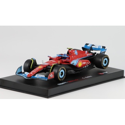 Bburago Ferrari F1 SF-24 C.Sainz 55 Miami GP 1:43