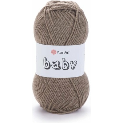 Yarn Art příze Baby 218 šedohnědá