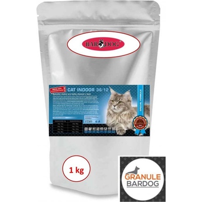 Bardog Super prémiové krmivo pro kočky Cat Indoor 36/12 1 kg