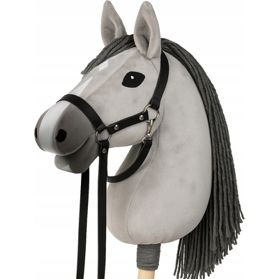 Hobby Horse s uzdou a vodítkem Celman A3 šedý