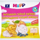 Detské snacky HiPP Bio ryžové oblátky čučoriedkové 35 g