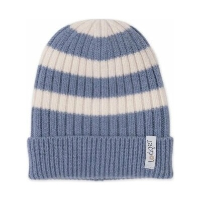 LODGER Čepice Stripe Merino Stone – Zboží Dáma