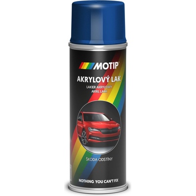 Motip Škoda akrylový sprej autolak 9461 modrá noční metalíza 150 ml