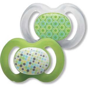 Baby-Nova Силиконова залъгалка Baby Nova - Капка, размер 1, зелена (27230) - baby