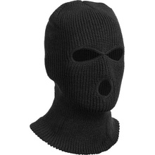 M-Tramp pletená kukla BALACLAVA 3 otvory čierna