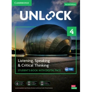 Unlock Level 4 Listening, Speaking and Critical Thinking Student's Book with Digital Pack | Lewis Lansford|Chris Sowton|Robyn Brinks Lockwood (ISBN: 9781009031486)