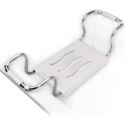 Orion Sedátko do vany UH/chrom bílé 532311 – Zboží Mobilmania