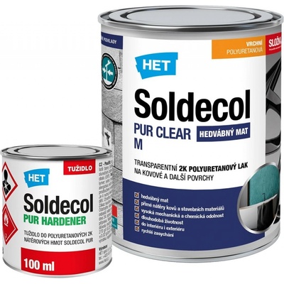 Het SOLDECOL PUR CLEAR M transparentní 0,65L