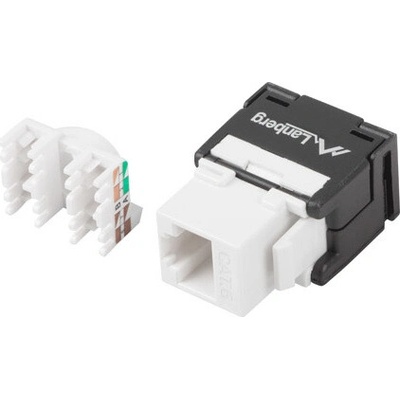 KEYSTONE MODUL BEZ NÁSTROJŮ RJ45->LSA CAT.6 UTP 180° LANBERG