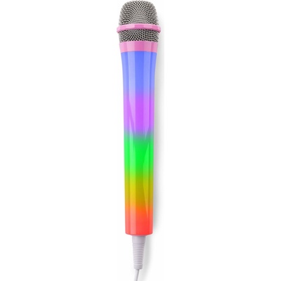 Fenton KMD55P Karaoke s RGB osvětlením růžový