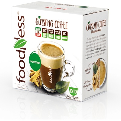 FoodNess Ginseng Coffee Unsweetened For Dolce Gusto 10 капсули