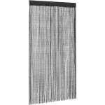 Pure Line Home Пердета с ресни в цвят черен за тръбен корниз, 2 бр. , 140 x 250 см