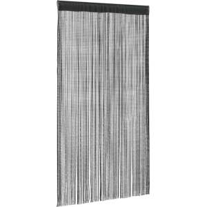Pure Line Home Пердета с ресни в цвят черен за тръбен корниз, 2 бр. , 140 x 250 см