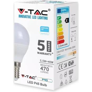 Image 1 of V-TAC E14 5.5W 4000K (VT-236)