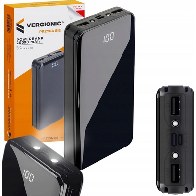 Vergionic 7186 20 000 mAh 2.1A + LED svítilna