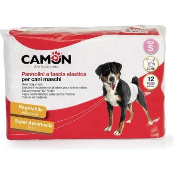Camon Large - Регулируем памперс колан за мъжки кучета, 60-80 см