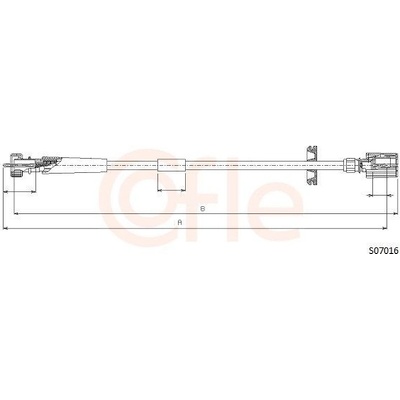 Hriadeľ tachometra COFLE S07016