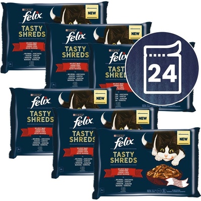 FELIX Капсули FELIX Tasty Shreds вкусен избор в сос 24 x 80 г