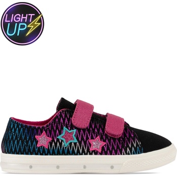 Fabric Маратонки Fabric Kids' Flash Canvas Light Up Trainers - Multi Star
