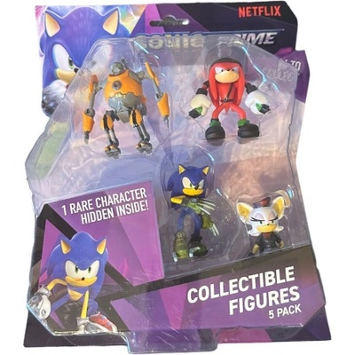 SEGA Фигурки Sonic Prime Collectible Figures пакет от 5 броя, Вариант 2 (SON2040)
