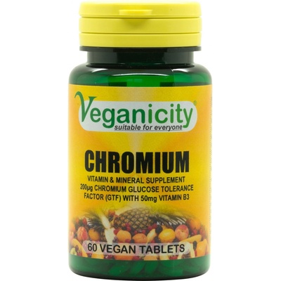 Veganicity Chrom 200µg 60 tablet