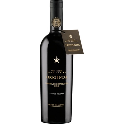 Leggenda Gold Series Primitivo di Manduria DOC 2021 0,75 l (čistá fľaša)