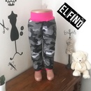 Dětské softshellové kalhoty MASKÁČ s kapsami s fleecem tmavě růžovýnáplet