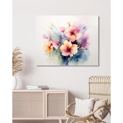 ZUTY Obrazy na stenu - Jemné kvety Rámovanie: vypnuté plátno na rám, Rozmer: 40x50 cm