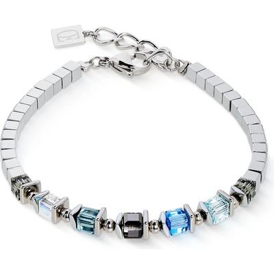COEUR DE LION Náramok s hematitom a Swarovski krištáľmi 2100300717