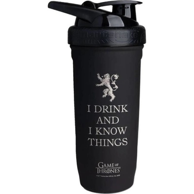 SmartShake™ Šejkr Reforce Game Of Thrones 900 ml Drink And I Know Things (nerez)