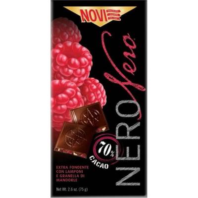 Novi Nero Nero s malinami a mandlemi 75 g