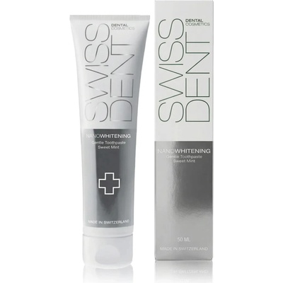 Swissdent Nanowhitening Sweet Mint jemná bieliaca pasta 50 ml