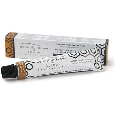 Beautiful Brows barva na řasy a obočí středně hnědá 20 ml – Zboží Dáma