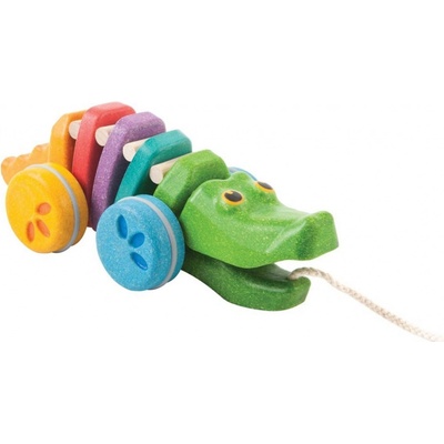 Plan Toys Tančící krokodýl duhový