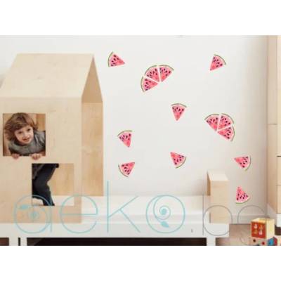 Парченца диня - комплект 24 бр. стикери за декорация (22001)