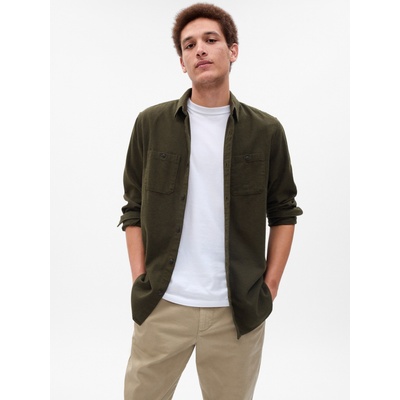 GAP Фланелена риза GAP GAP | Zelen | МЪЖЕ | S