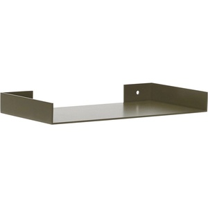 Hübsch Тъмнозелен метален стенен рафт 30 cm Sheets - Hübsch (992110)