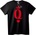 NOONEBRAND Тениска Кралска корона сърце - M, Black