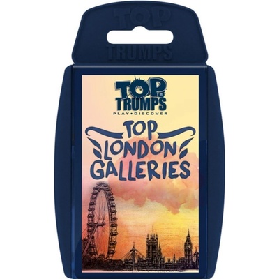 Top Trumps Top London Galleries hrací karty v angličtině