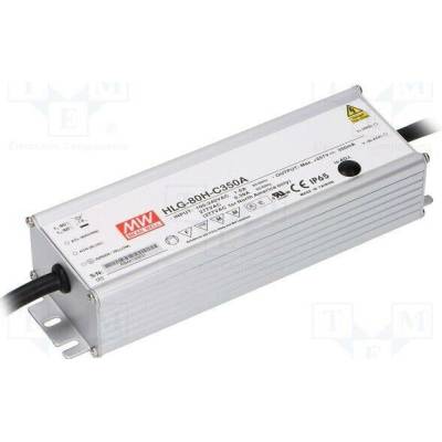 MEAN WELL HLG-80H-C700A Napájecí zdroj: spínaný; LED; 90W; 64÷129VDC; 420÷700mA; 90÷305VAC