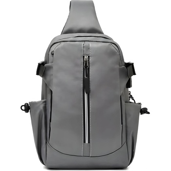 HARAHU Чантичка за кръст с usb зареждане le-25623 - Сива kp25623 (le-25623)