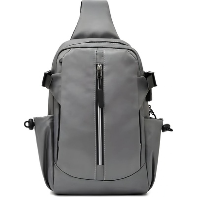 HARAHU Чантичка за кръст с usb зареждане le-25623 - Сива kp25623 (le-25623)