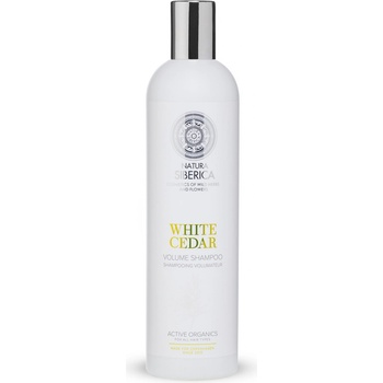 Natura Siberica Siberie Blanche Bílý cedr šampon pro objem a lesk 400 ml