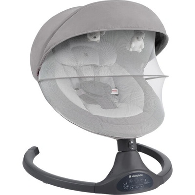 KikkaBoo Hojdacie lehátko elektrické Codie Light Grey