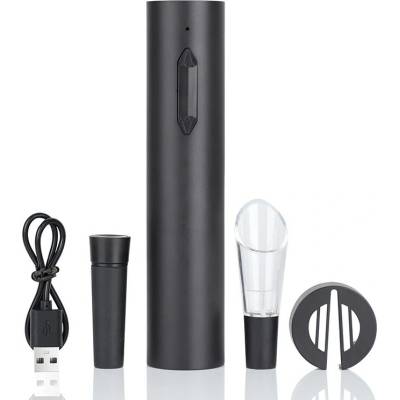 Someliérské potřeby Dárkový set s elektrickým otvírákem na víno USB