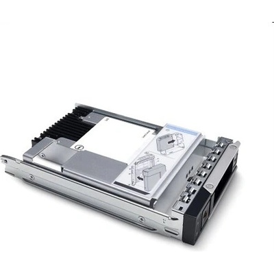 Dell 3.84TB SSD SATA Read Intensive 6Gbps 512e 2.5in with 3.5in HYB CARR, S4520, 345-BDRV